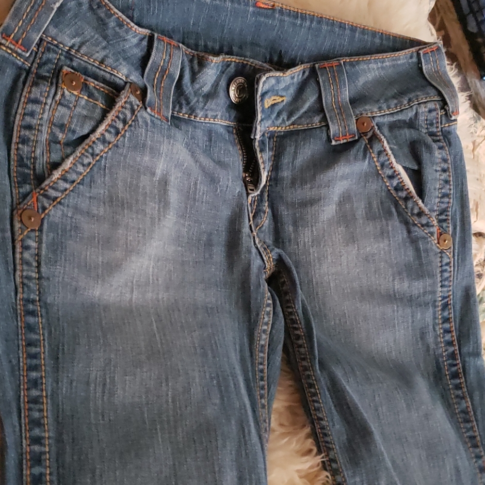 Womens True Religion Brand Jeans 32 Sammy Big T